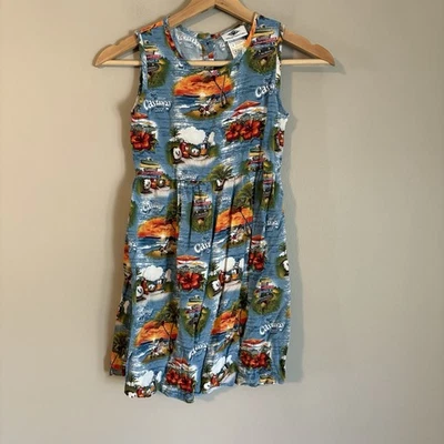 Vestido exclusivo Disney Cruise Line Castaway Cay niñas talla M Foto 1 de 4