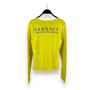 Versace Perfumes Amarillos Diamantes Muestra Mujer Manga Larga Cuello en V Talla L - Imagen 1 de 18