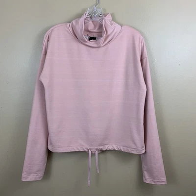 Pullover REI Cooperative Top Mujer Medio Rosa Jaspeado Cuello Simulado Informal Exterior Foto 1 de 4
