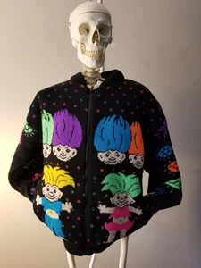 Quirky Vintage Treasure Trolls Kids Large (Size 14) Jacket New With Tags - Picture 1 of 6