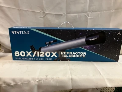Vivitar TEL-50600 60x / 120x Refractor Telescope - Image 1 of 2