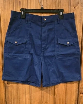 Boy Scouts Of America Uniform Shorts Womens 36 Blue Cargo Pocket Flat Front - Image 1 of 4