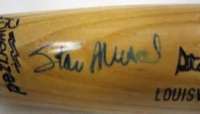 STAN MUSIAL ST LOUIS CARDINALS  AUTOGRAPHED LOUISVILLE SLUGGER M159 BAT - Image 1 of 2