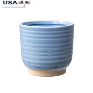 Elegant Ceramic Planter Indoor Outdoor Succulents Cacti Orchids Flower Pots New - Picture 1 of 8
