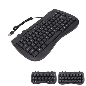 Keyboard 95 Key Wired Mini USB Interface Desktop Computer Mute Ultra Thin UK - Picture 1 of 12