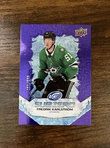 2022-23 Upper Deck UD Ice Subzero /999 Frederik Karlstrom Rookie Dallas Stars RC - Picture 1 of 2