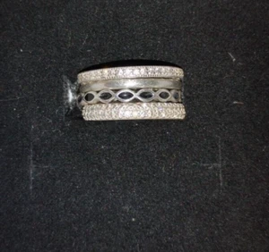 Pandora Sparkle & Heart, ME, Timeless Pave Double Row and Better Together Rings - Picture 1 of 7