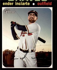 2020 Topps Heritage Base #33 Ender Inciarte - Atlanta Braves