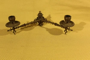 1 lámpara de pared de piano lámpara candelabro cobre original época de la fundación *4978 - Imagen 1 de 6