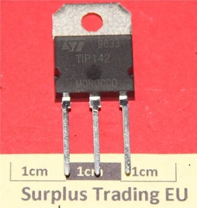 ST TIP142 NPN Power Darlington Transistor (Pk of 2) - Picture 1 of 1