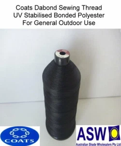 V138 /M18 COATS SEWING THREAD UV Stabilized Shade Cloth Sail - Various Colours - Picture 1 of 20