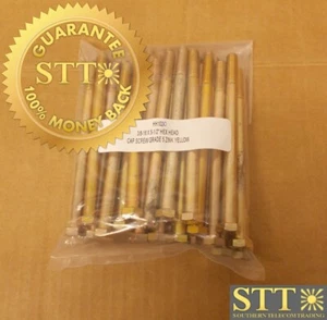 ACERO CENTRAL 3/8-16X5-1/2" CABEZA HEXAGONAL TAPA PERNO GRADO 5 ZINC AMARILLO (LOTE DE 34) NUEVO - Imagen 1 de 4
