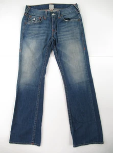 TRUE RELIGION (BOOT CUT) MEN'S JEANS TAG SIZE 32 MEASURED 34X34 ½ #D871 - Picture 1 of 10
