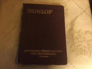 Dunlop Automobil-Strassenkarte von Deutschland um 1928 - Picture 1 of 4