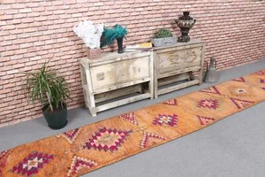 Oushak Rugs, 2.1x14.2 ft Runner Rug, Hallway Rug, Turkish Rugs, Home Decor Rug - Picture 1 of 6