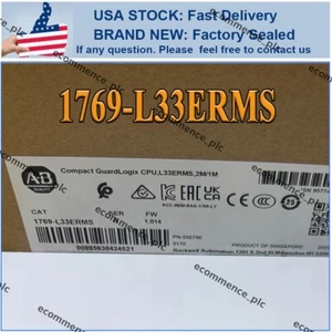 NEW PLC 1769-L33ERMS Compactlogix Guardlogix NEW AB 1769 L33ERMS US - Picture 1 of 4