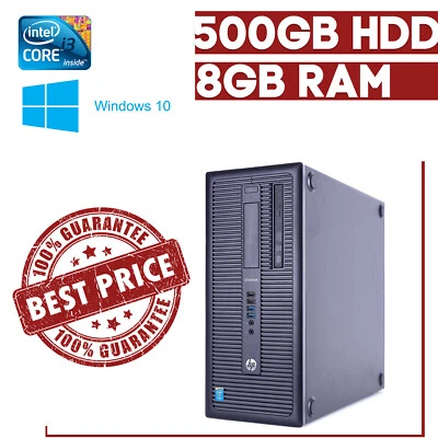PC HP, intel core i3-4170, 8GB RAM,  500Gb HDD, Windows 10, DVD-ROM, #hp001 - Bild 1 von 4
