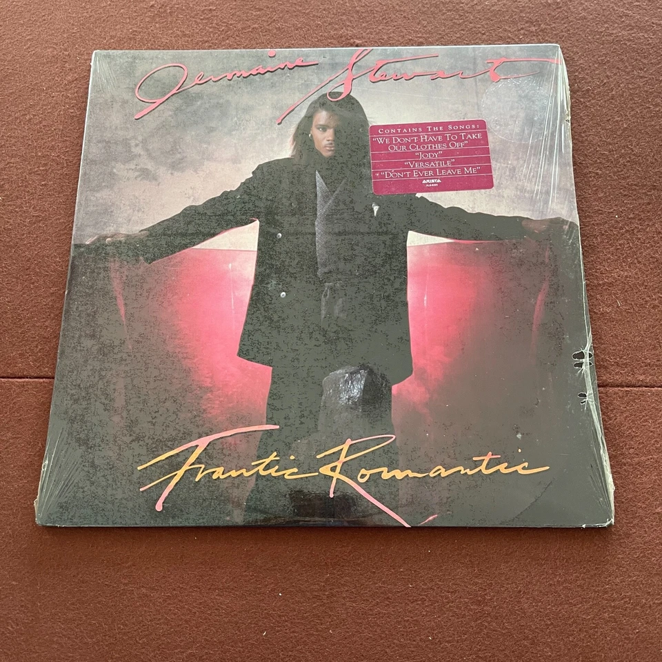 Jermaine Stewart Frantic Romantic LP 1986 Arista Al8-8395 Glossy Vinyl * VG