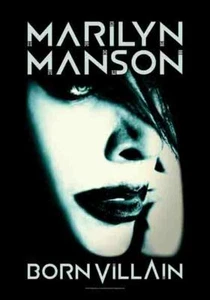 Póster/bandera de tela grande de villano nacido de Marilyn Manson 1050 mm x 750 mm (hr) - Imagen 1 de 1