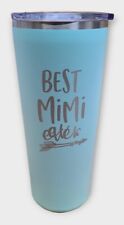 SassyCups Best Mimi Ever Insulated Tumbler Cup with Straw and Lid ( 22oz)