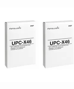 2 x DNP Fotolusio UPC-X46 Color Print Pack, DNP UPCX46 - Picture 1 of 3