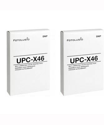 2 x DNP Fotolusio UPC-X46 Color Print Pack, DNP UPCX46 - Image 1 of 3