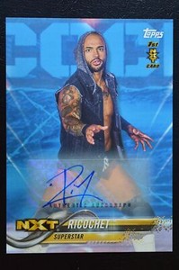 2018 Topps WWE Then Now Forever Autographs Blue RICOCHET /50