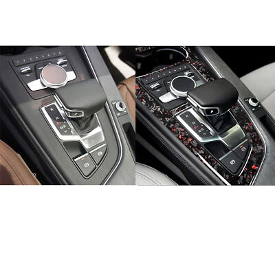 New Carbon Fiber Gear Shift Lever Panel Trim for Audi A4 B9 S4 RS4 2017-2019 - Image 1 of 4