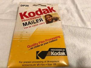 VINTAGE KODAK Processing MAILER FOR 36 EXPOSURE COLOR PRINTS 135 FILM Unopened - Picture 1 of 2