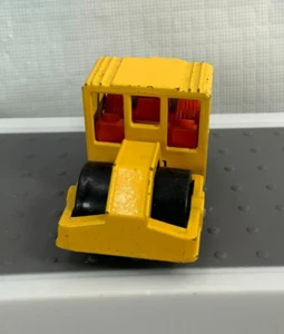 Vintage Matchbox No. 73 Construction Road Roller 1978 Yellow Die Cast - Picture 1 of 6