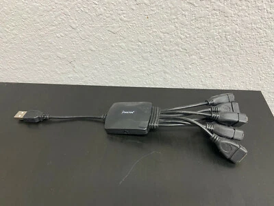 Insten 1042793 Black 7 Port Octopus USB 2.0 Hub - Image 1 of 4