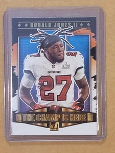 Inserto Ronald Jones II 2021 Panini Donruss The Champ Is Here #CIH-3 Buccaneers - Imagen 1 de 7