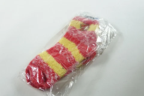 Fuzzy Zebra Socks NHL Calgary Flames Cover