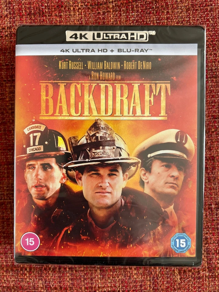 BACKDRAFT (KURT RUSSELL) [4K UHD + BLU-RAY] NEW & SEALED - Image 1 of 1