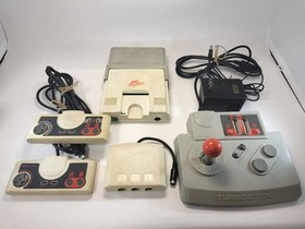 NEC PC Engine Console Bundle Turbo Stick Multi-tap Tested Ship from Japan
