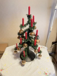 Schmiedeeisern Weihnachtsbaum Tannenbaum 60er/ 70er inkl. OVP - Bild 1 von 9