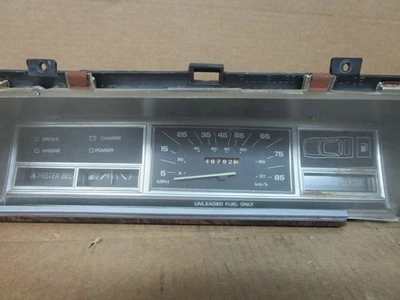85 1985 Plymouth Caravelle Speedometer Instrument Cluster Speedo 49k Miles - Image 1 of 3