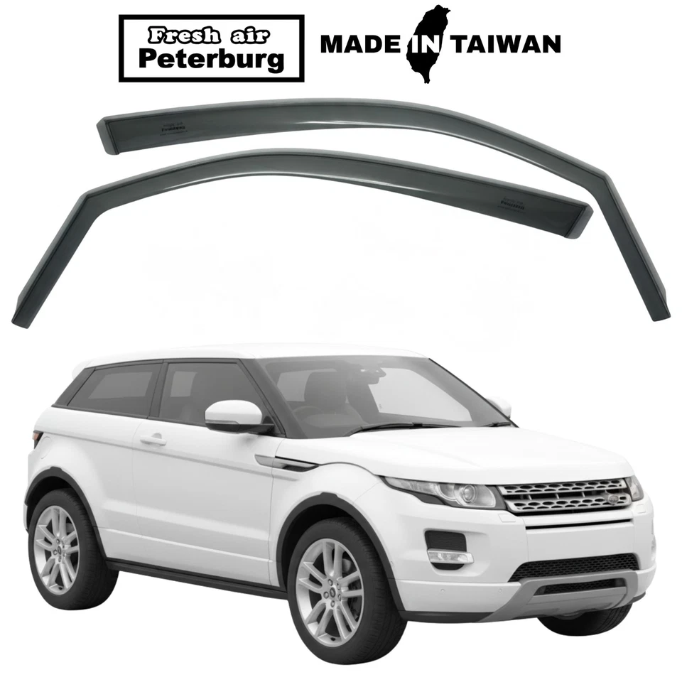 for LANDROVER RANGE ROVER EVOQUE/3D 2013+ IN-CHANNEL WIND DEFLECTOR 2PCS - Imagem 1 de 4