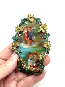 Decoración del Hogar Pequeño Hamsa Por Michal Negrin Hermosos Colores Cristal #32# - Imagen 1 de 5