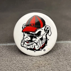 Vintage Georgia Bulldogs Uga Pin Back/Button 1980er 1,25 Zoll - Bild 1 von 3