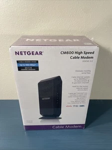 Netgear CM600 Hogh Speed Cable Modem Docsis 3.0 - Zdjęcie 1 z 6