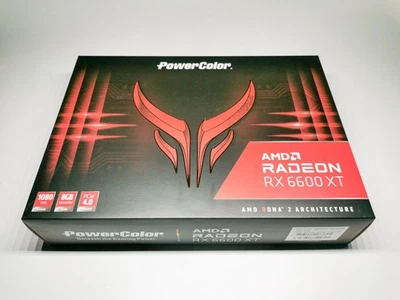 PowerColor Red Devil Radeon RX 6600 XT 8GB GDDR6 Graphics Card (Boxed) - Immagine 1 di 3