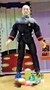 Custom Mego Star Trek The Next Generation Captain Quinteros Figure - Picture 1 of 1