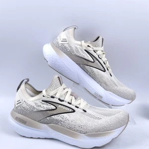 Excellent Brooks Glycerin StealthFit 21 Coconut Chateau Grey Women 7.5 B Running - Picture 1 of 9