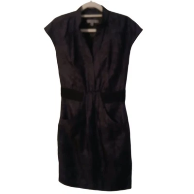 Classiques Entier Women Navy Blue Wear to Work Career Sheath Pencil Dress Size 2 - Image 1 of 4