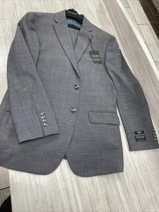 NWT LIGHT GRAY JOS A BANK SUIT SZ 41 Regular Modern Flat Fro Double Vent NICEE - Picture 1 of 11