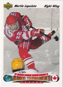 1991-92 Upper Deck #685 Martin Lapointe - Canada - Picture 1 of 2
