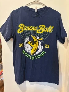 Savannah Bananas Ball 2023 World Tour mens tshirt, blue size Medium - Picture 1 of 5