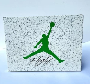 Air Jordan Sz 13 EMPTY Shoe Box Flight Green Speckled Black EXCELLENT CONDITION - Picture 1 of 5