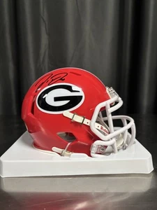 Georgia Bulldogs Jordan Davis Signed Mini Helmet JSA - Picture 1 of 3